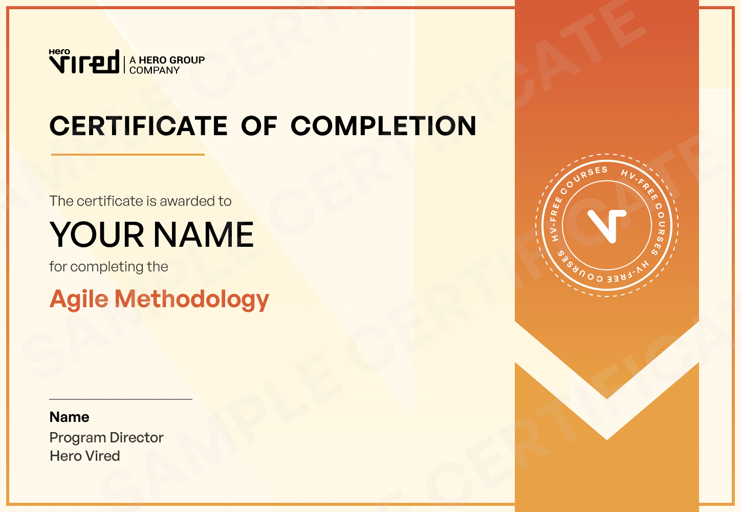 Hero Vired Certificate